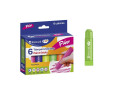 TEMPERAS SOLIDAS COLORES FLUOR 6 UDS