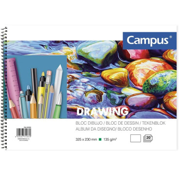 Campus Bloc Arte Luxe Espiral A4 Liso