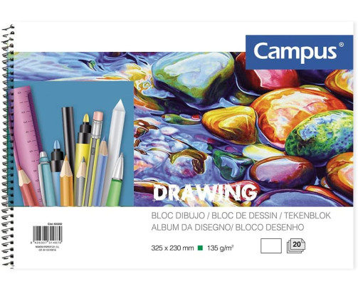 Campus Bloc Arte Luxe Espiral A4 Liso
