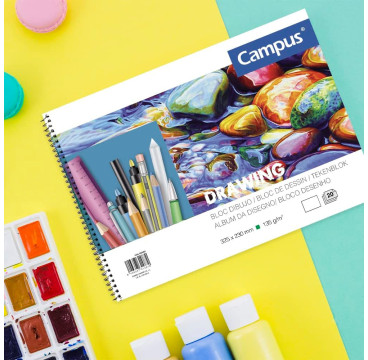 Campus Bloc Arte Luxe Espiral A4 Liso