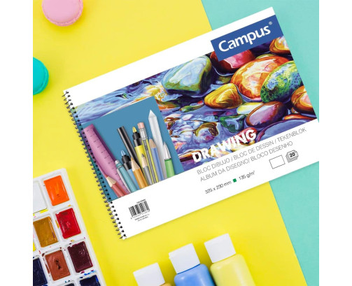 Campus Bloc Arte Luxe Espiral A4 Liso
