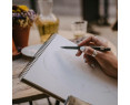 Bloc de Dibujo A4 Cuaderno de Bocetos Espiral 20 Hojas 130 Gramos Blanco Carboncillo Lápiz Ceras Pastel