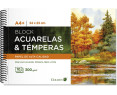 Cuaderno De Dibujo Golden A4+ Acuarelas & Temperas