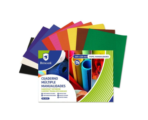 Bismark Cuaderno Múltiples Manualidades 42 Hojas Colores 32x22 cm