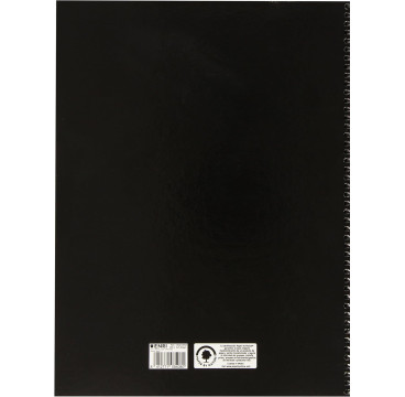 Enri，cuaderno notebook, libreta escolar A4 ，5 Franjas de Colores, A4 210 x 297 mm, 160 Hojas