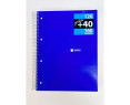 Enri，cuaderno notebook, libreta escolar A4 ，5 Franjas de Colores, A4 210 x 297 mm, 160 Hojas