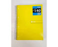 Enri，cuaderno notebook, libreta escolar A4 ，5 Franjas de Colores, A4 210 x 297 mm, 160 Hojas