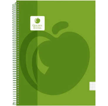Golden Cuaderno Tapa Plastico. A4 100 H. 90GR.