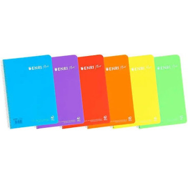 Enri Cuaderno A4 Espiral Formato Folio 1 Linea (PACK 1 UDS)