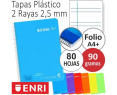 Cuaderno A4  Espiral Pauta 2,5 mm (PACK 1UDS)