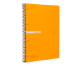 Cuaderno de plástico, cuadricula 5 x 5, 120 hojas A4