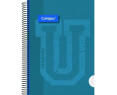 Cuaderno espiral 4x4 mm A4 Campus tapa forrada 90 Gr 80 Hj Colores Surtidos