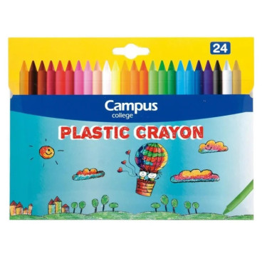 Ceras Plásticas Campus College 24 Colores