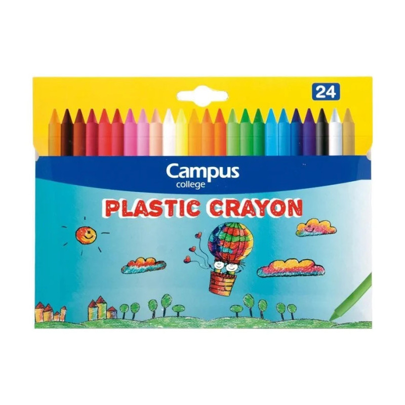 Ceras Plásticas Campus College 24 Colores