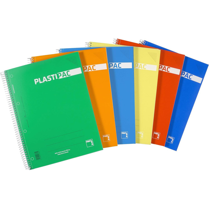 Bloc A4 cuadro 5mm. 100 hojas microperforado Plastipac