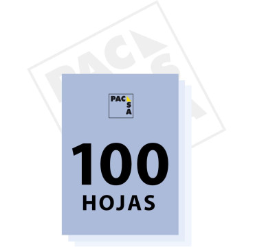 Bloc A4 cuadro 5mm. 100 hojas microperforado Plastipac