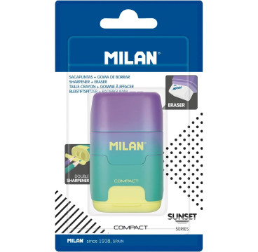 MILAN Blíster Afilaborra Compact Sunset Turquesa - Amarillo