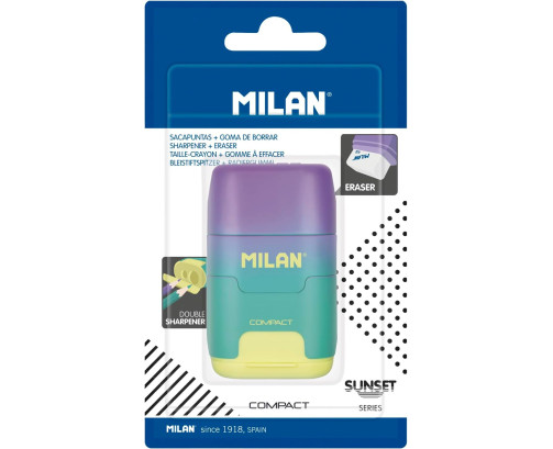 MILAN Blíster Afilaborra Compact Sunset Turquesa - Amarillo