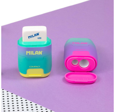 MILAN Blíster Afilaborra Compact Sunset Turquesa - Amarillo