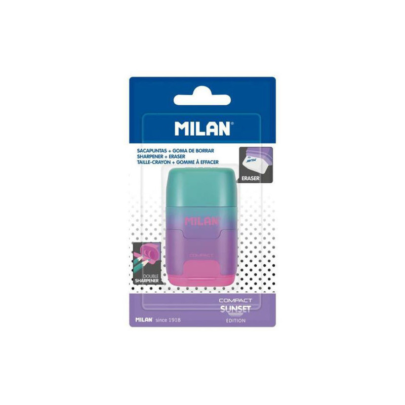 MILAN Blíster Afilaborra Compact Sunset Turquesa - Rosa
