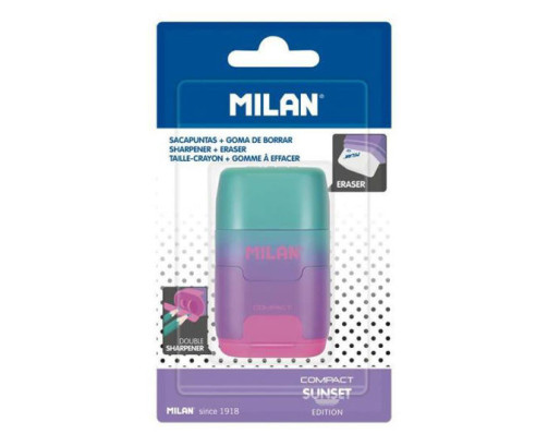 MILAN Blíster Afilaborra Compact Sunset Turquesa - Rosa