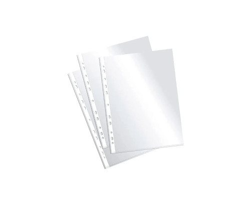 Funda Multitaladro Bismark A4 Pp Cristal 0,08 mm Set 50 ud