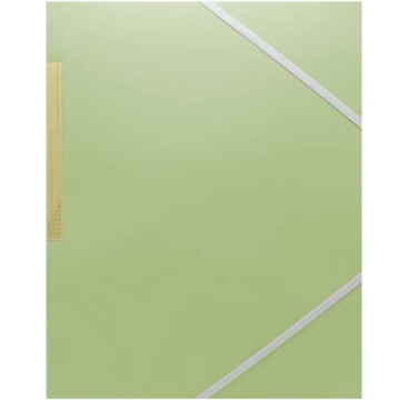 Carpeta gomas y solapas pp pastel A4 (Pck 1 uds)