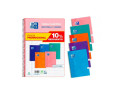 PACK 5 CUADERNOS OXFORD  CLASSIC  A4 TAPAS PLÁSTICO COLORES TENDENCIA