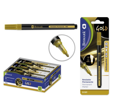 Rotulador Permanente Oro 1.0-1.2MM