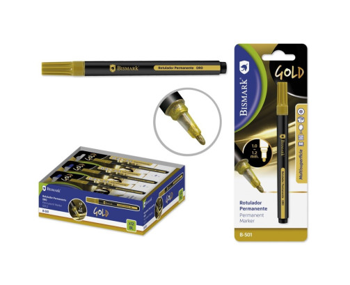 Rotulador Permanente Oro 1.0-1.2MM