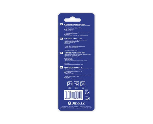 Rotulador Permanente Oro 1.0-1.2MM