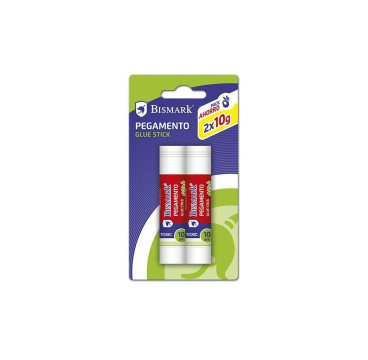 Pegamento barra 2x10gr 2 unidades bismark