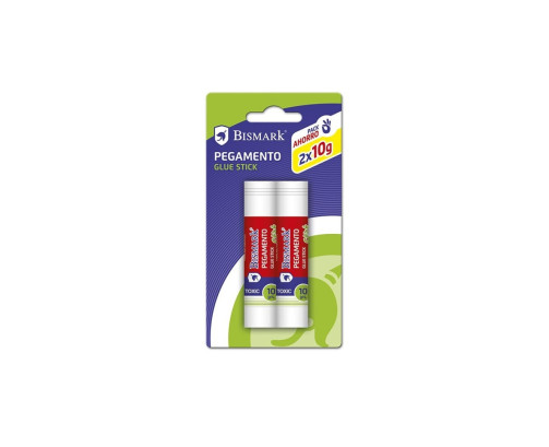 Pegamento barra 2x10gr 2 unidades bismark