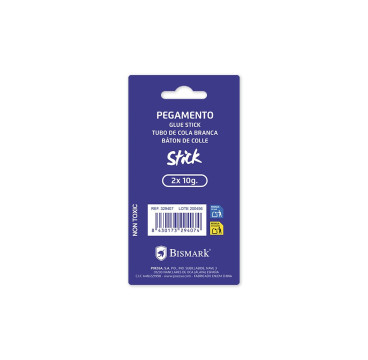 Pegamento barra 2x10gr 2 unidades bismark