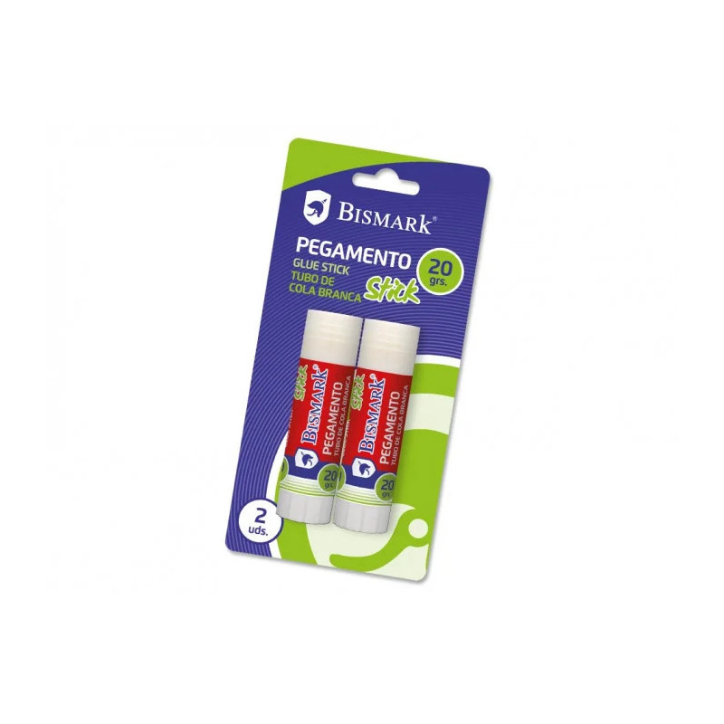 pegamento barra 20gr. blister 2ud. bismark