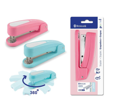 Grapadora pastel 360 25 hojas + grapas surtida