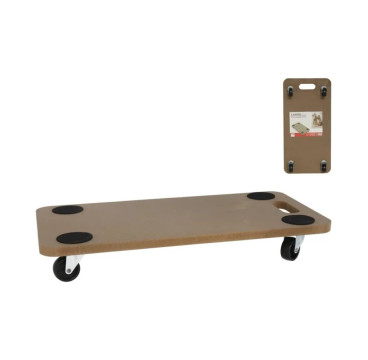 Carro, Soporte con Ruedas, Plataforma de Carga para Mover Muebles, Base rodante para Transporte, Tabla, 200 KG