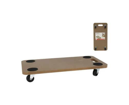 Carro, Soporte con Ruedas, Plataforma de Carga para Mover Muebles, Base rodante para Transporte, Tabla, 200 KG