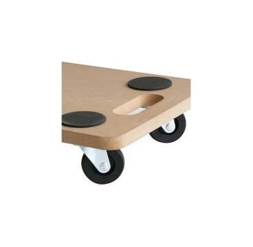 Carro, Soporte con Ruedas, Plataforma de Carga para Mover Muebles, Base rodante para Transporte, Tabla, 200 KG