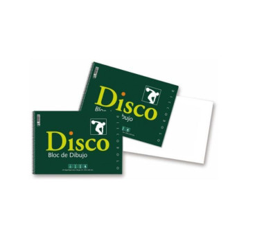 Block Dibujo Espiral Zorrilla Disco  20 Hj Liso 130 Gr