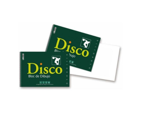 Block Dibujo Espiral Zorrilla Disco  20 Hj Liso 130 Gr