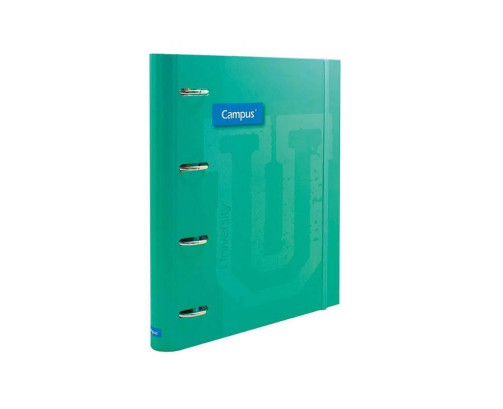 CARPETA 4 ANILLAS 35mm CAMPUS SOFT VERDE
