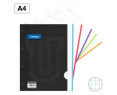 Carpeta Ringbook Soft 4 Anillas con Recambio Negro