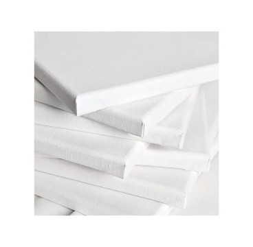 Chely Intermarket( Pack 5 Lienzos )tamaños Perfil 16 mm canva blancos para pintar con bastidor preestirado - 100% algodón