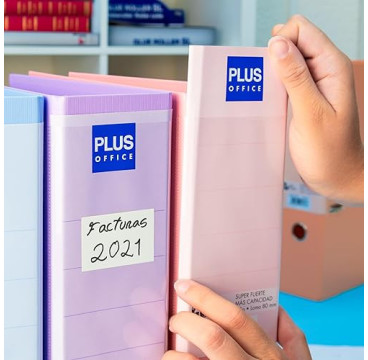 Archivador Plus Office Folio Lomo 80 mm  Pastel