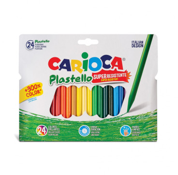Plasticeras Carioca Plastello, Colores surtidos, pack de 24 ud