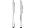 2 Cuchillos de Mesa Acero Inoxidable 19.8 x 2,05 cm