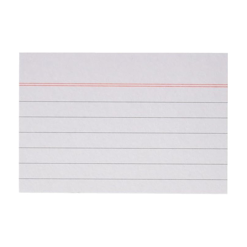 Loan Número 3 -10x15cm Fichas rayadas, 100 unidades