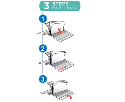 Bismark Pack de 4+1 Forralibros Ajustable 28x55cm - Ideal para Uso Escolar - Transparente