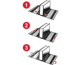 Forro de Libros 29x55 cm Autoadhesivo y Ajustable Transparente Adhesivo en los dos Extremo - Pack de 5 Unidades